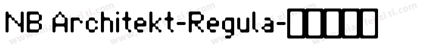 NB Architekt-Regula字体转换